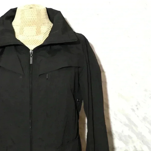 Cole Haan  Raincoat Black Size Small - Picture 7 of 8